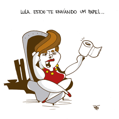 Charge Dilma