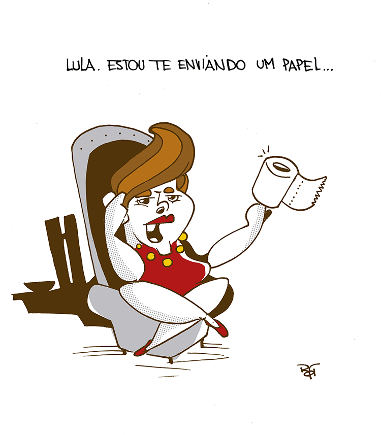 Charge Dilma