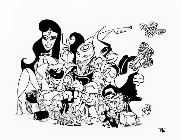 Ilustração Heroes