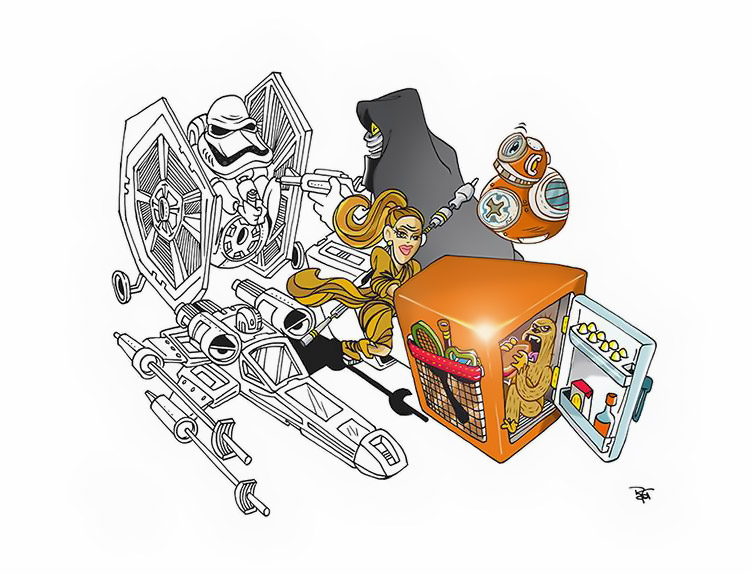 Ilustração Star Wars
